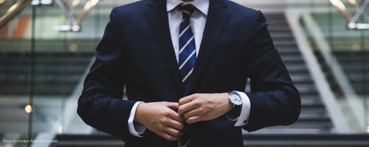 cropped shot of a businessman in stylish suit