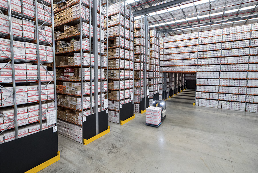 clean and well organized removals storage warehouse
