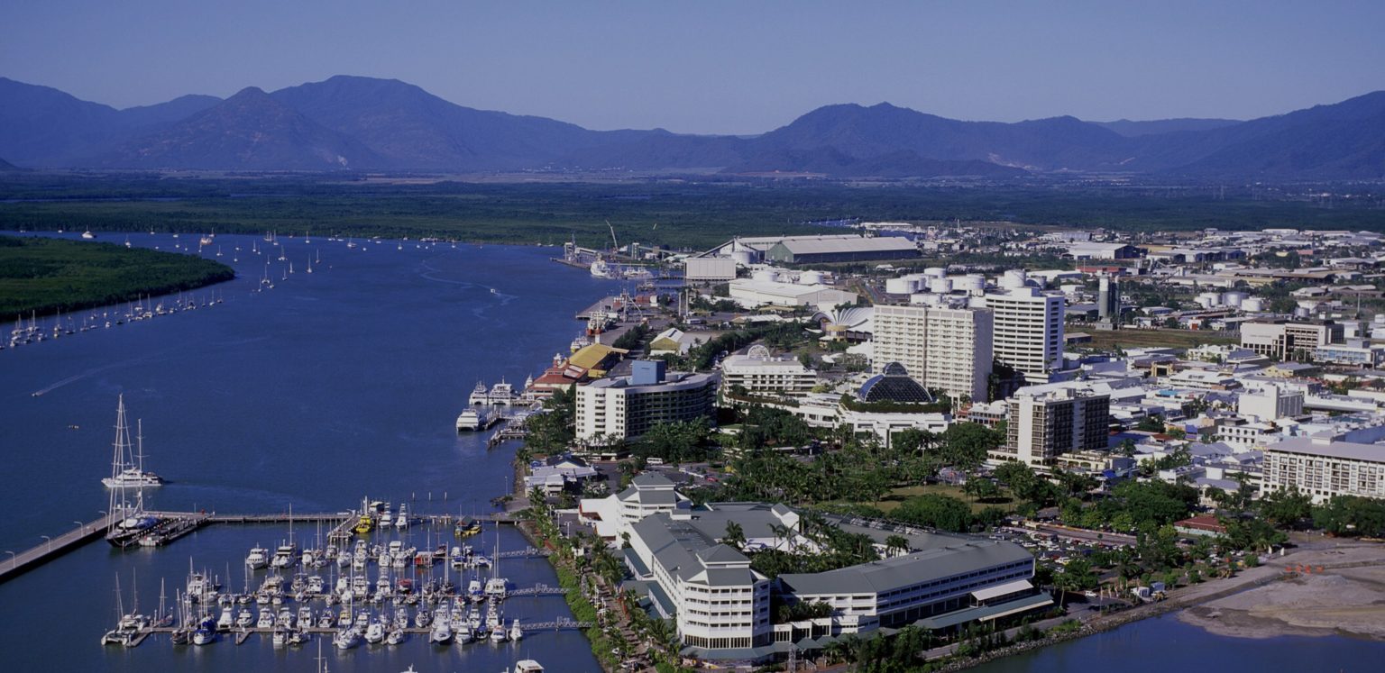 Aerial view of Cairns North Queensland