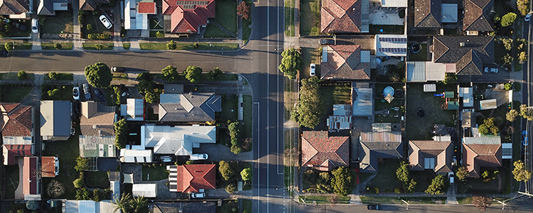 aerial view of 38 Rawene Avenue, Westmere, Auckland