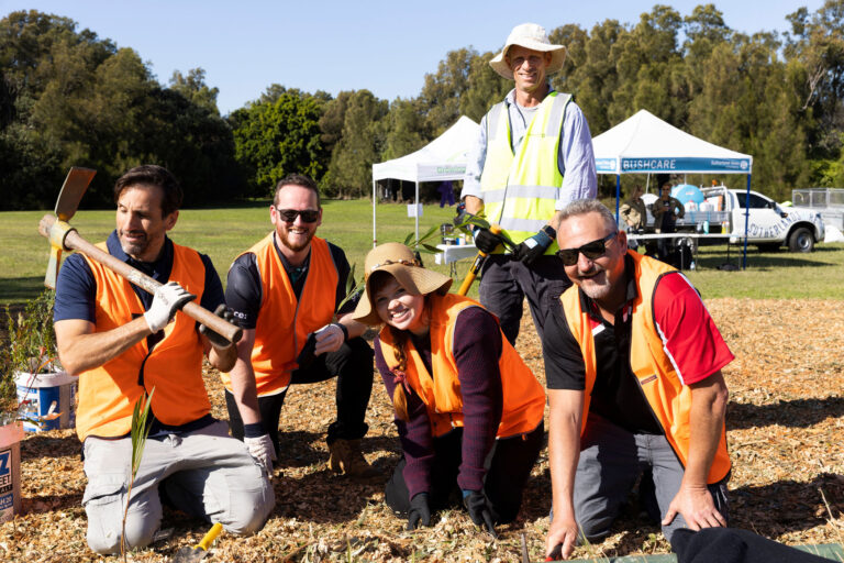 planting event hosted by Greenfleet at Bonna Point in Kurnell