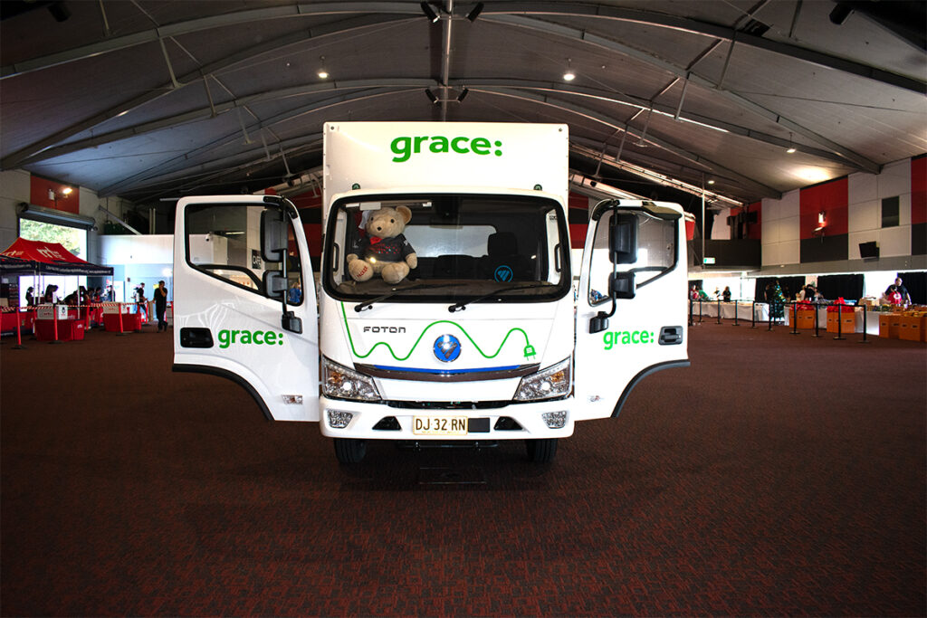 Grace’s debut electric removals truck