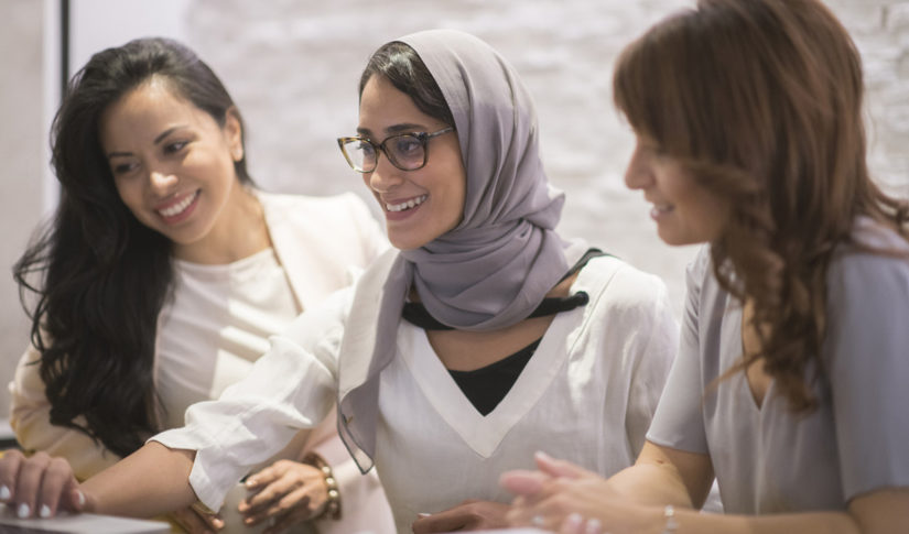 Female business team in strategy meeting Cultural Training